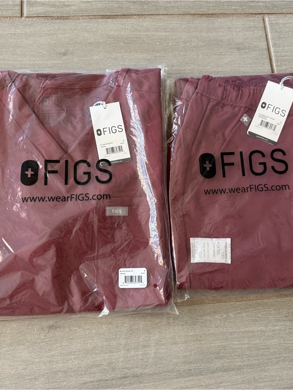 FIGS Dark Cherry Scrubs